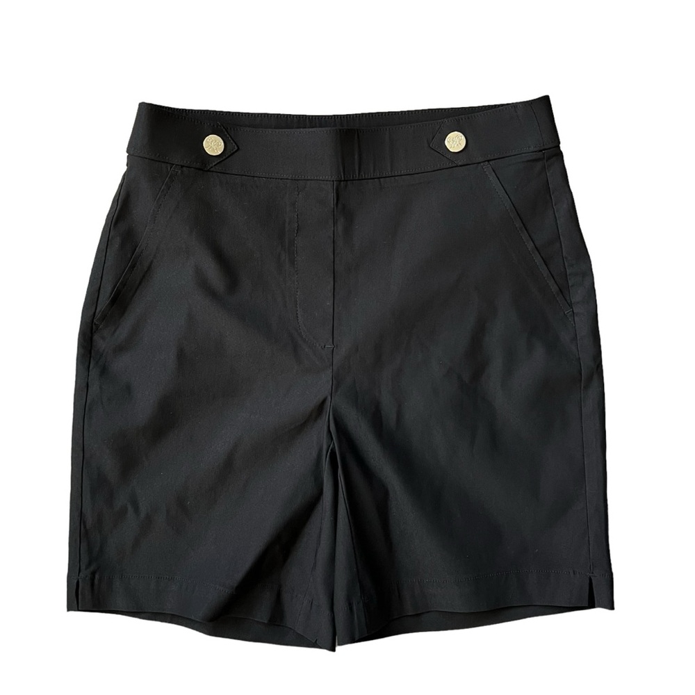 Black Rafaella Ladies Stretch Bermuda Shorts Size 4